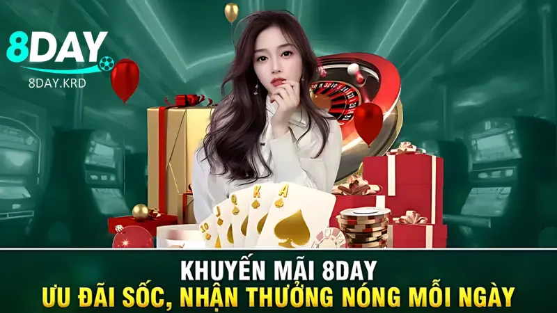 Khuyến mãi hấp dẫn tại 8Day dành cho các thành viên VIP